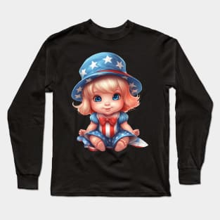 4th of July Baby #1 Long Sleeve T-Shirt